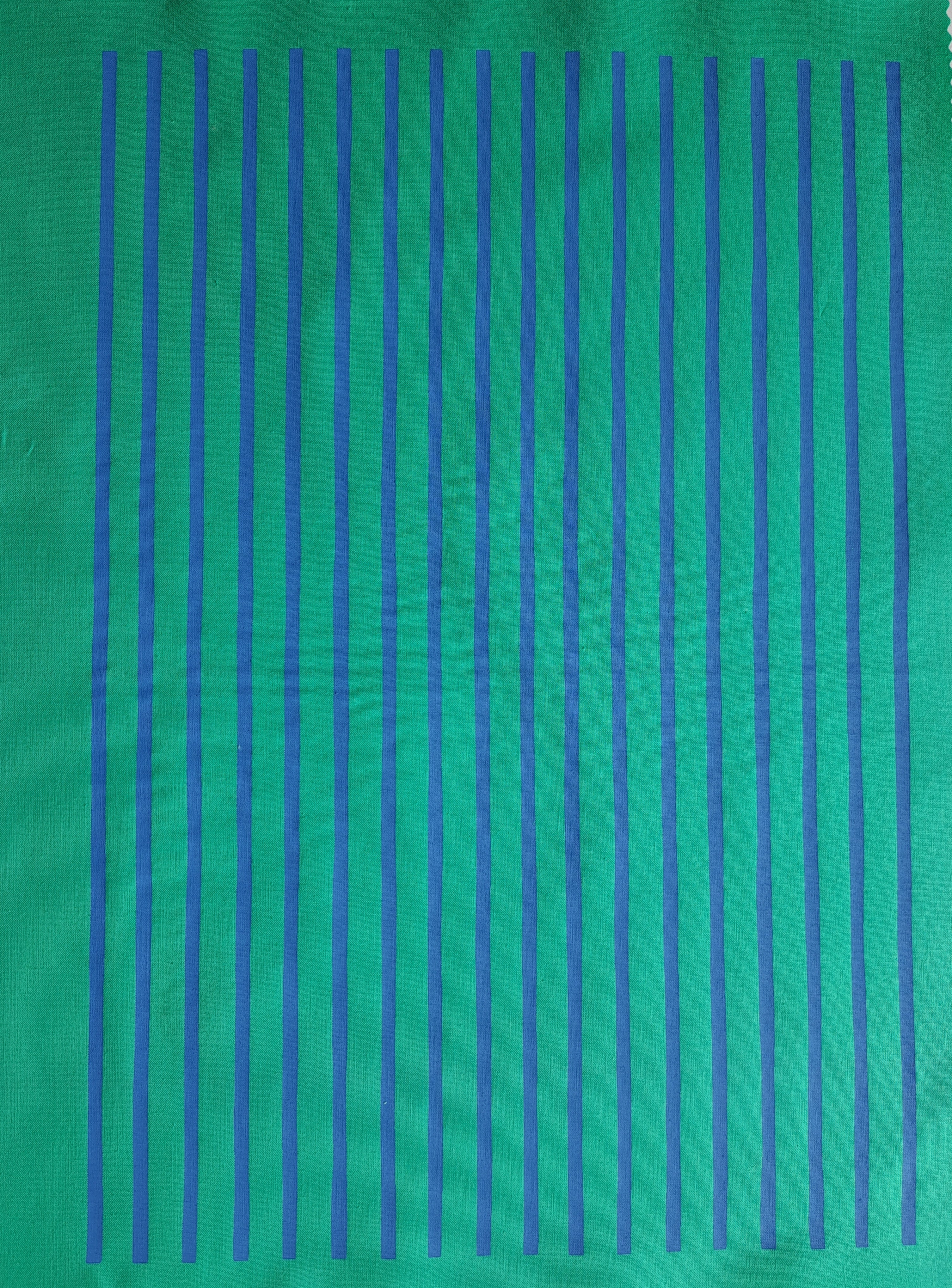 BEE STRIPY FABRIC BOX - Box of stripy screen printed fabrics - Box of 6 fabric panels