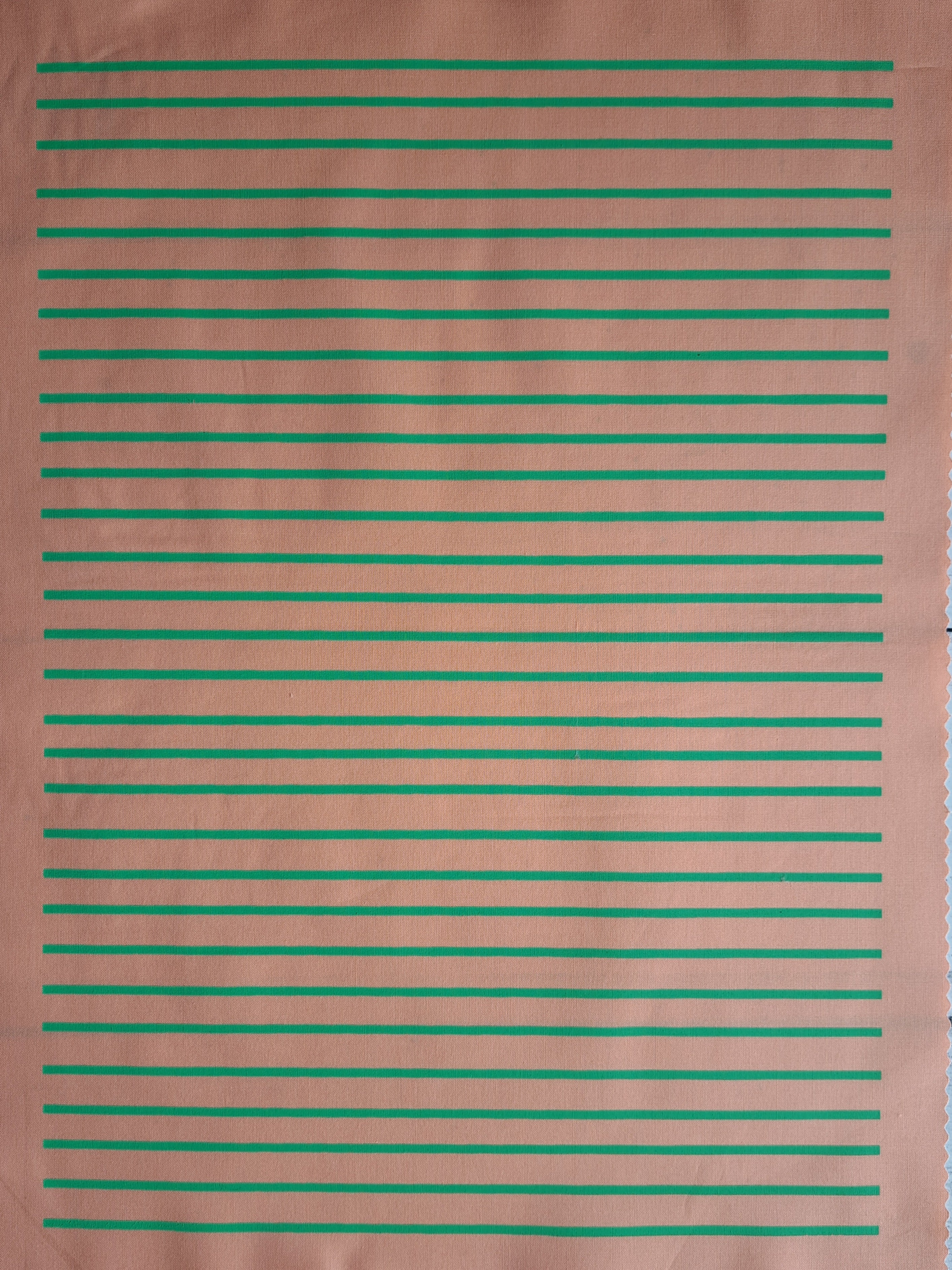 BEE STRIPY FABRIC BOX - Box of stripy screen printed fabrics - Box of 6 fabric panels