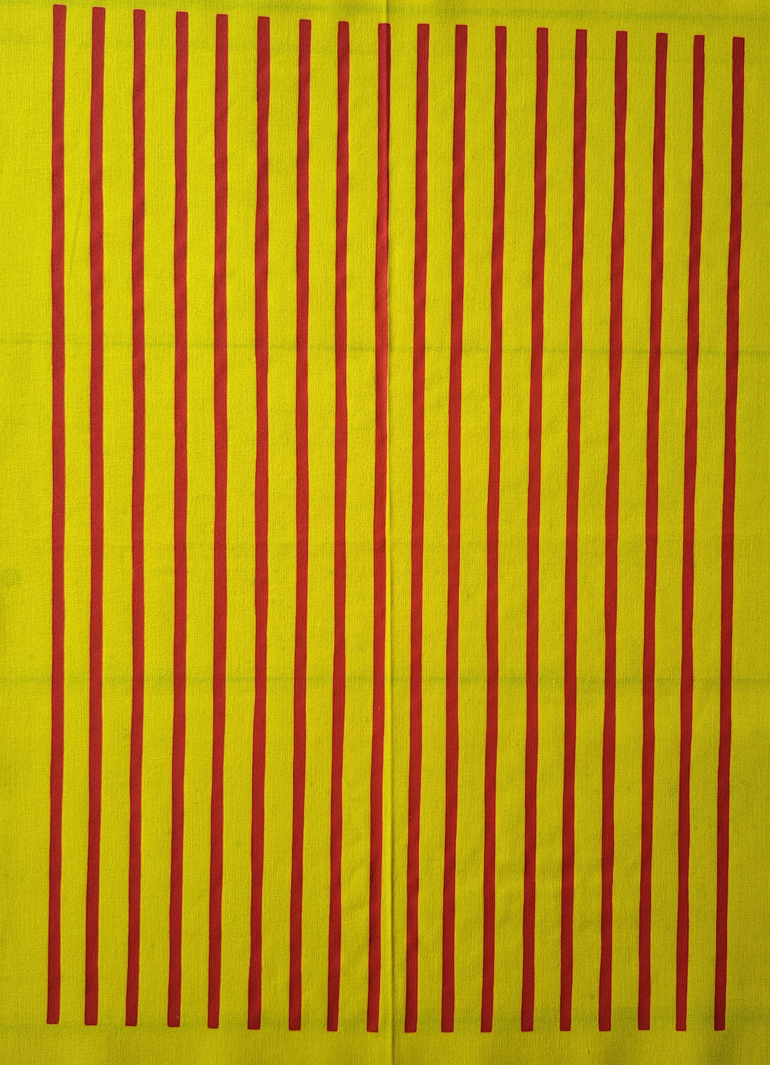 A Stripy Fabric Box AND Bee Stripy Fabric Box - two boxes of stripy screen printed fabrics - 12 fabric panels