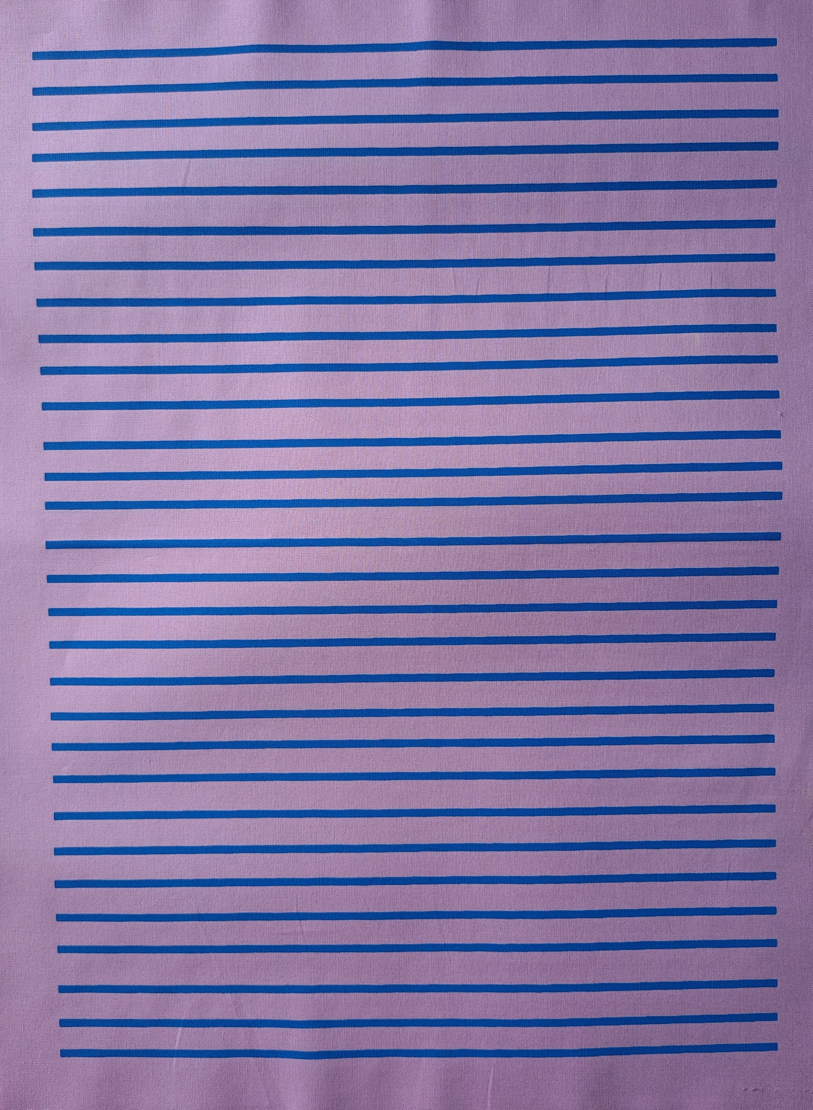 A Stripy Fabric Box AND Bee Stripy Fabric Box - two boxes of stripy screen printed fabrics - 12 fabric panels