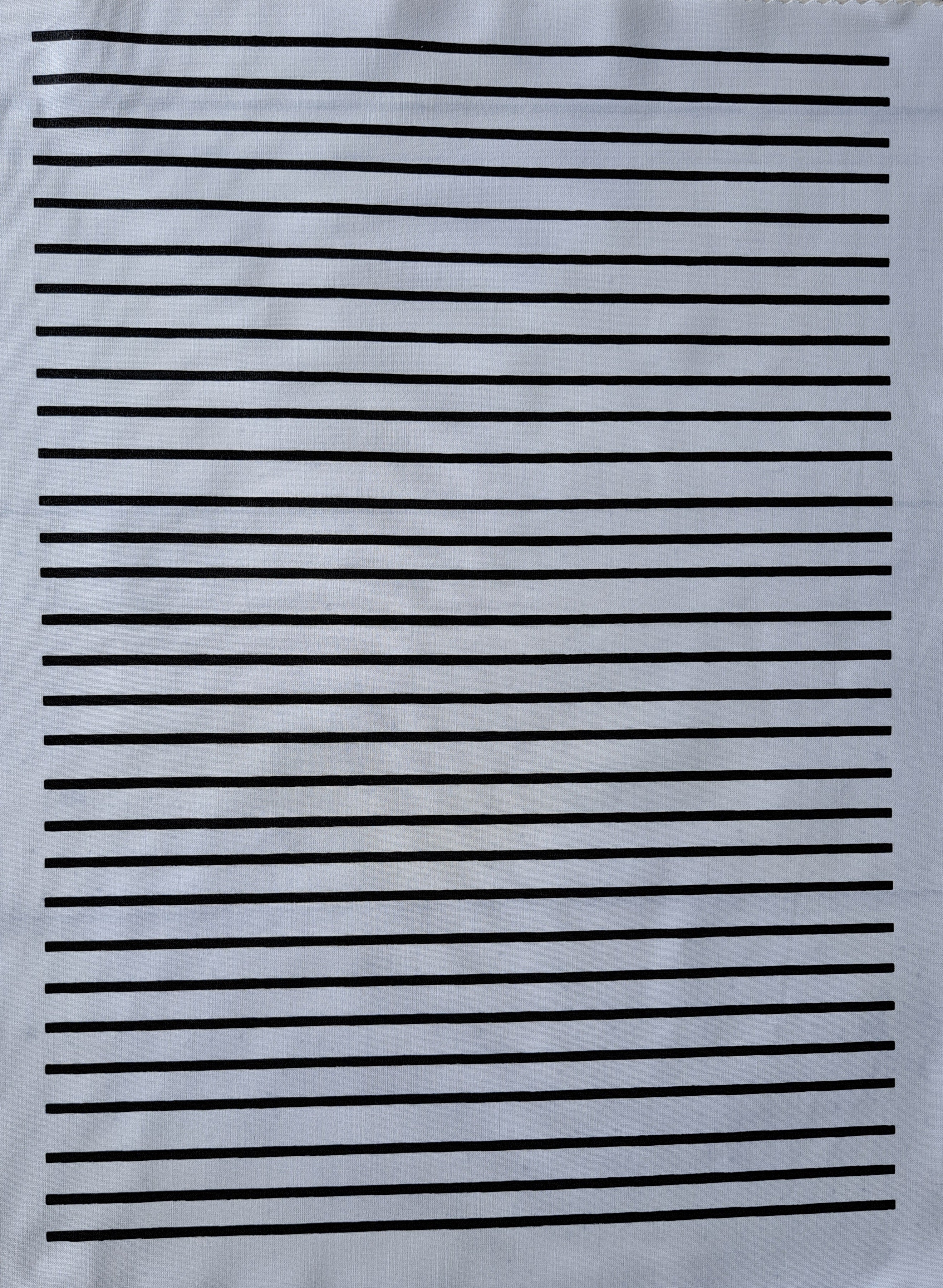 BEE STRIPY FABRIC BOX - Box of stripy screen printed fabrics - Box of 6 fabric panels