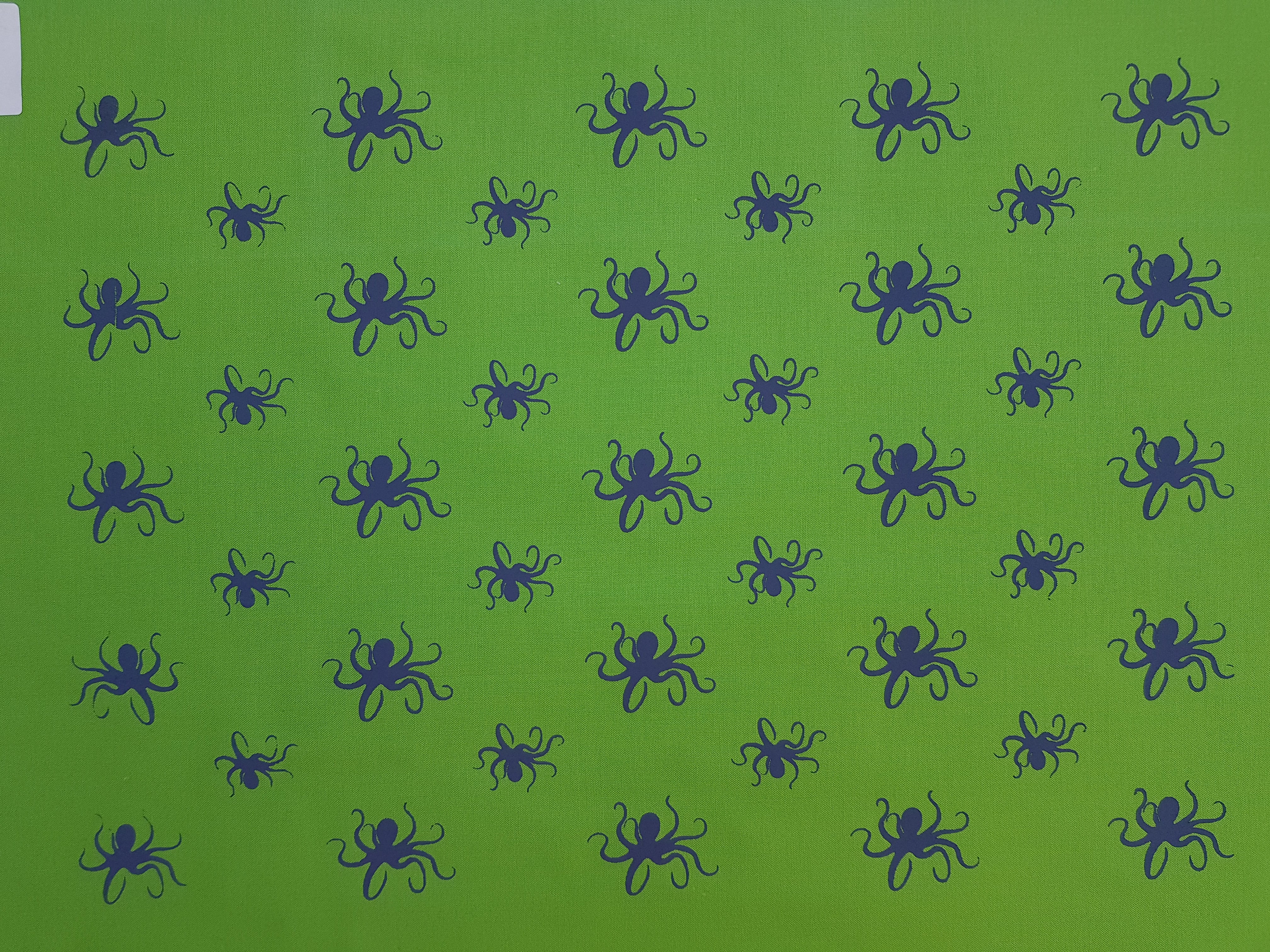 OCTOPUS - Screen Printed Octopus Fabric on Kona Cotton - Octopuses - Panels