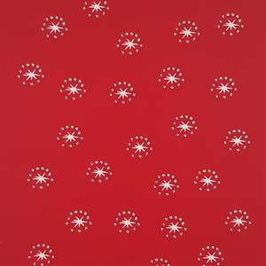 RED WHITE AND BLUE FABRIC BOX - Screen printed fabrics - Fabric Box