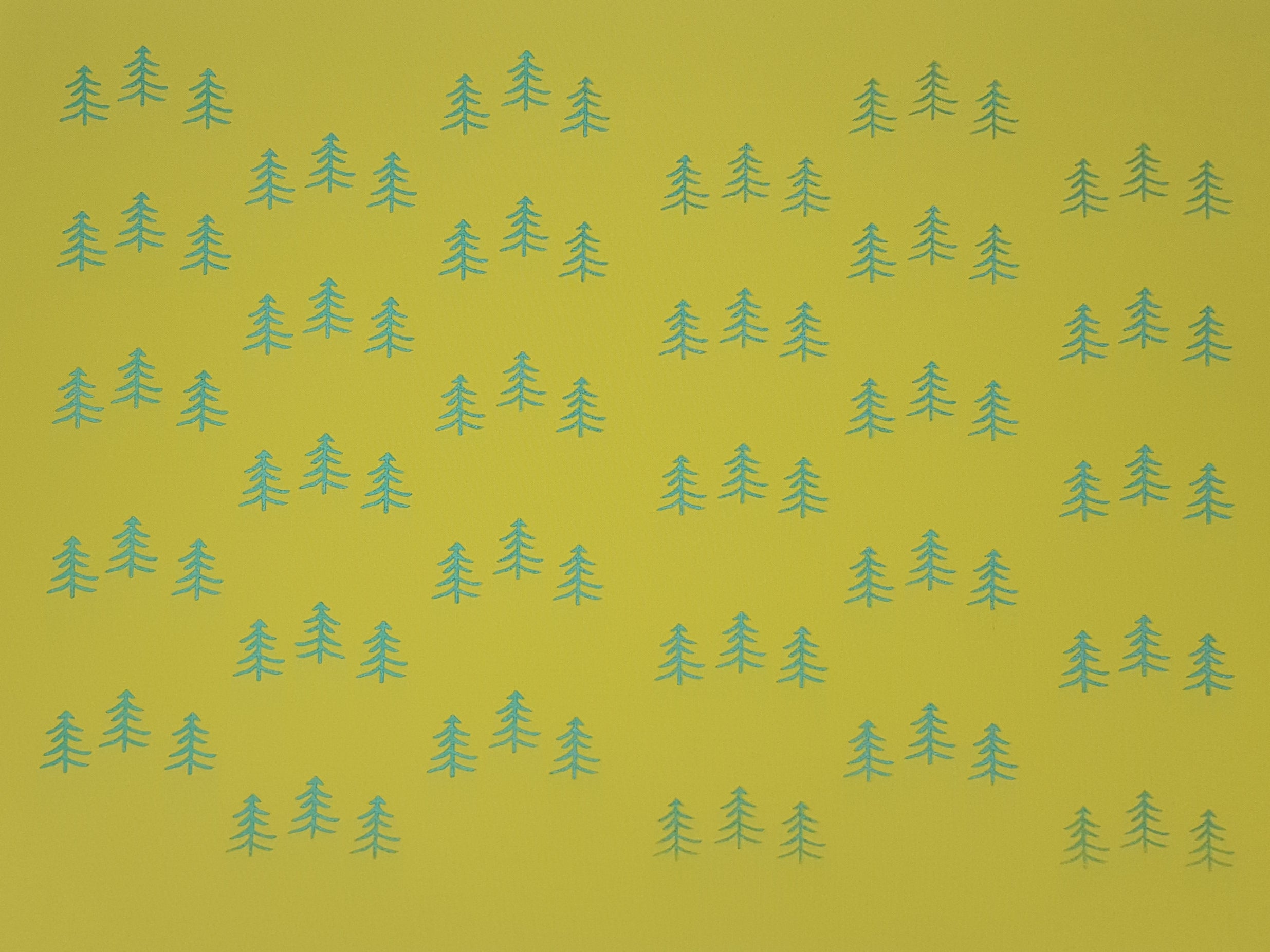 CHRISTMAS TREE Screen Printed Bundle - Kona Screen Printed Fabric Bundle