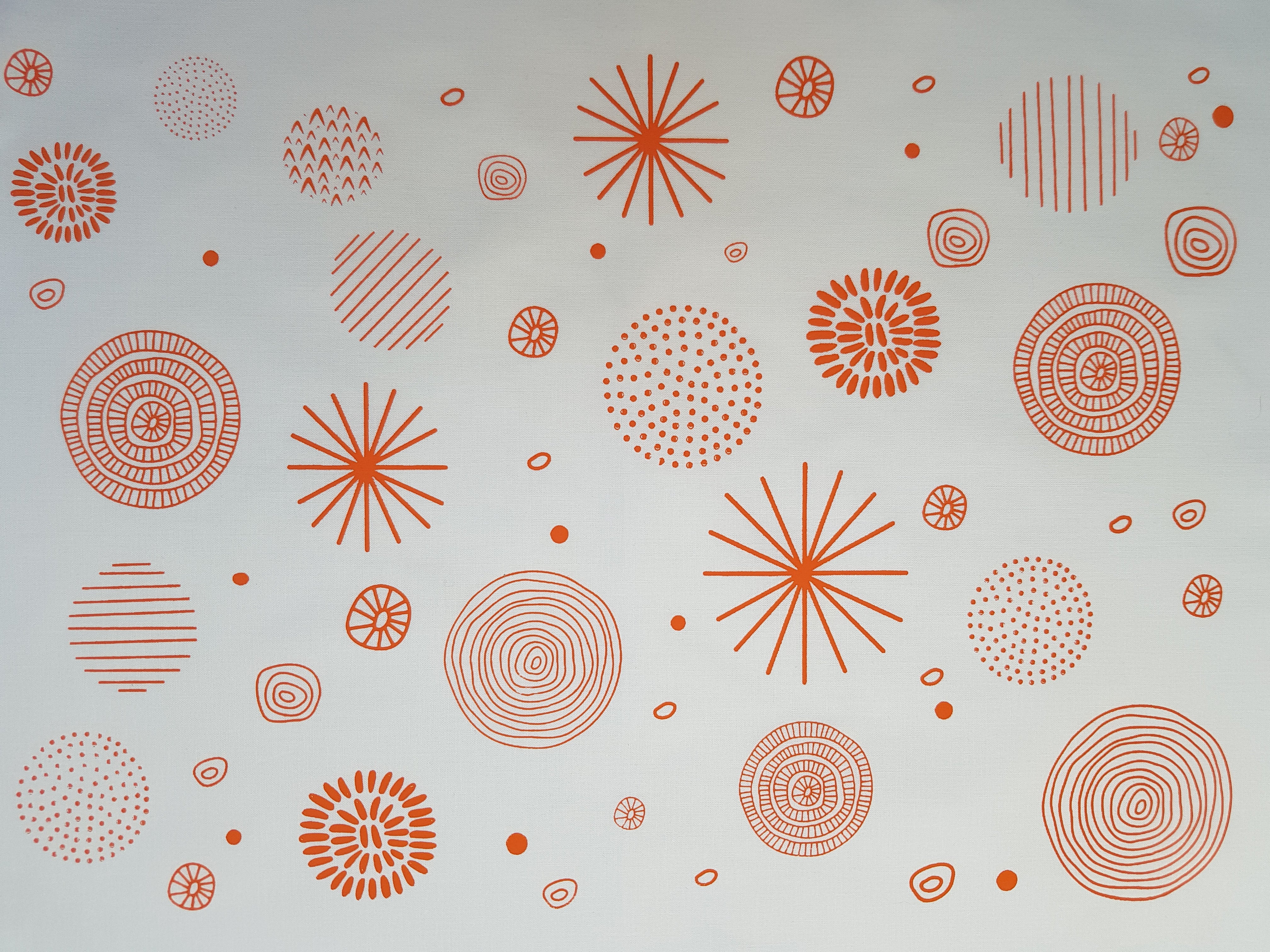 Lush Summer Fabric Collection of Screen Printed Fabrics